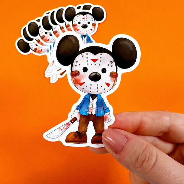 Evil Mouse Sticker Easy Peel Premium Vinyl Die Cut Sticker