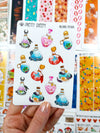 Villains Potions Printable Stickers PNG Digital Download
