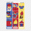 Fair Park Princess Weekly Planner Stickers Collection