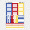 Fair Park Princess Weekly Planner Stickers Collection