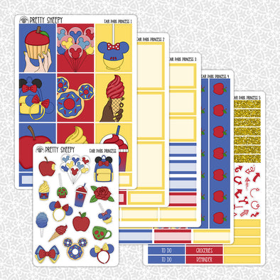 Fair Park Princess Weekly Planner Stickers Collection