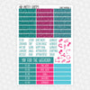 Family Madrigal Planner Stickers Collection