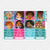 Family Madrigal Monthly Kit for EC Planner | Monthly Planner Stickers