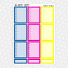 Festival of the Arts Weekly Planner Stickers Collection