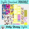 Festival of the Arts Printable Planner Stickers PNG Digital Download Weekly Vertical Kit