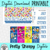 Festival of the Arts Printable Planner Stickers PNG Digital Download Monthly Kit