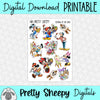 Festival of the Arts Printable Stickers PNG Digital Download