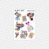 Festival of the Arts Printable Planner Stickers PNG Digital Download Weekly Vertical Kit