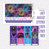 Fireworks Fun Printable Planner Stickers PNG Digital Download Monthly Kit