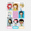 Fitness Princesses Planner Stickers Collection