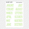 Flower & Garden Monthly Kit for EC Planner | Monthly Planner Stickers