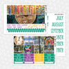 French Quarter Printable Planner Stickers PNG Digital Download Monthly Kit