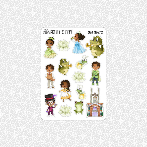 Frog Princess Stickers