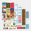 Frontierland Printable Planner Stickers PNG Digital Download Weekly Vertical Kit
