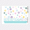 Galactic Birthday Monthly Kit for EC Planner | Monthly Planner Stickers