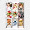 Galactic Christmas Weekly Planner Stickers Collection