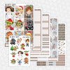 Galactic Christmas Printable Planner Stickers PNG Digital Download Weekly Vertical Kit