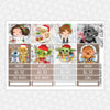 Galactic Christmas Monthly Kit for EC Planner | Monthly Planner Stickers