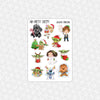 Galactic Christmas Weekly Planner Stickers Collection