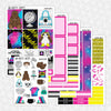 Galactic Home Printable Planner Stickers PNG Digital Download Weekly Vertical Kit