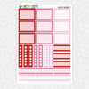 Galactic Valentine Weekly Planner Stickers Collection