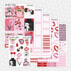 Galactic Valentine Weekly Planner Stickers Collection