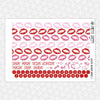 Galactic Valentine Monthly Kit for EC Planner | Monthly Planner Stickers