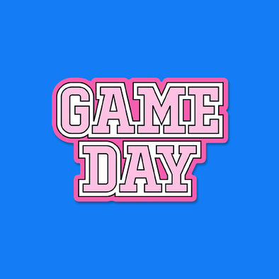 Game Day Vinyl Die Cut Sticker