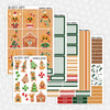 Gingerbread Clubhouse Printable Planner Stickers PNG Digital Download Weekly Vertical Kit