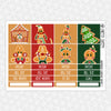 Gingerbread Clubhouse Monthly Kit for EC Planner | Monthly Planner Stickers