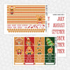Gingerbread Clubhouse Printable Planner Stickers PNG Digital Download Monthly Kit