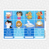 Glass Slipper Monthly Kit for EC Planner | Monthly Planner Stickers