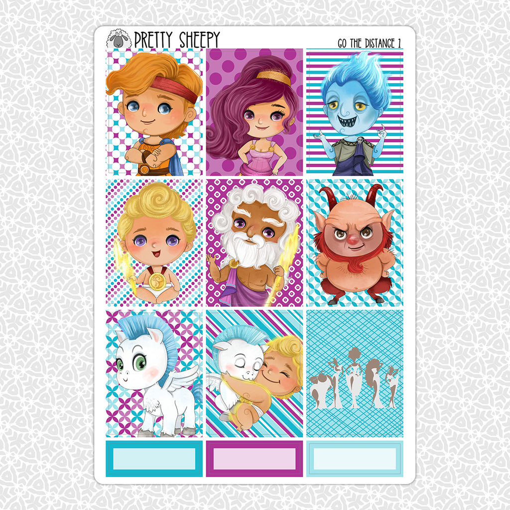 Hero Distance Sticker Go the Distance Weekly Planner Stickers Collection – Pretty Sheepy