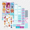 Go the Distance Printable Planner Stickers PNG Digital Download Weekly Vertical Kit