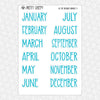 Go the Distance Monthly Kit for EC Planner | Monthly Planner Stickers