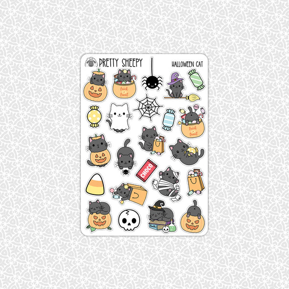 Halloween Cat Stickers