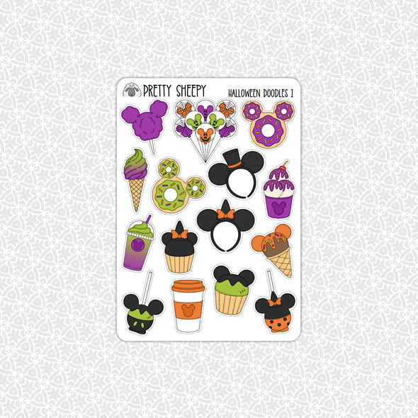 Halloween Doodles Stickers