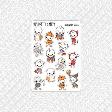 Halloween Ducks Stickers