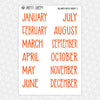 Halloween Photos Monthly Kit for EC Planner | Monthly Planner Stickers