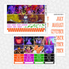 Halloween Photos Printable Planner Stickers PNG Digital Download Monthly Kit