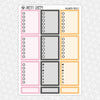 Halloween Treats Printable Planner Stickers PNG Digital Download Weekly Vertical Kit