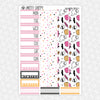 Halloween Treats Printable Planner Stickers PNG Digital Download Weekly Vertical Kit