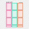 Happy New Year Weekly Planner Stickers Collection