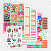 Happy New Year Printable Planner Stickers PNG Digital Download Weekly Vertical Kit