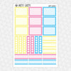 Hoppy Easter Weekly Planner Stickers Collection