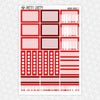 Horror Heroes Weekly Planner Stickers Collection