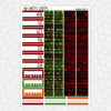 Horror Kitties Printable Planner Stickers PNG Digital Download Weekly Vertical Kit