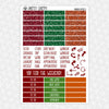 Horror Kitties Printable Planner Stickers PNG Digital Download Weekly Vertical Kit
