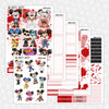 Horror Mouse Printable Planner Stickers PNG Digital Download Weekly Vertical Kit