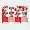 Horror Mouse Monthly Kit for EC Planner | Monthly Planner Stickers